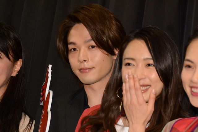 『美人が婚活してみたら』黒川芽以・中村倫也・田中圭が登壇！初日舞台あいさつ（2枚目）