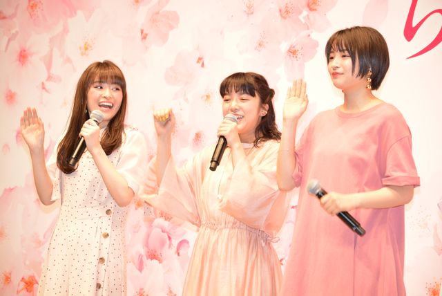 広瀬すずら女優陣がPerfumeダンスに挑戦！『ちはやふる　－結び－』“無限未来宣言”イベント（3枚目）
