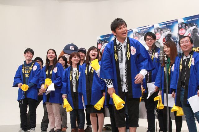 ますおか岡田がガヤを熱血指導！映画『ミスターGO!』応援ガヤ吹き替え収録イベントフォトギャラリー（7枚目）