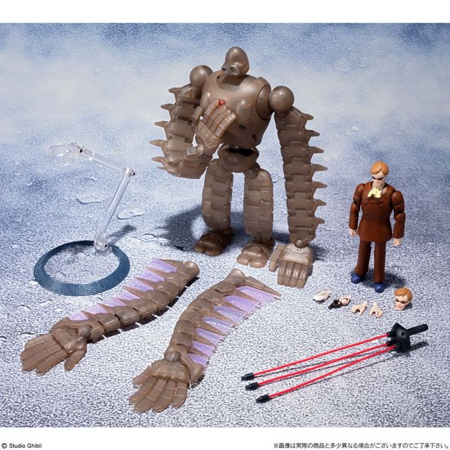 天空の城ラピュタ』ムスカとロボット兵がフィギュアに！「想造