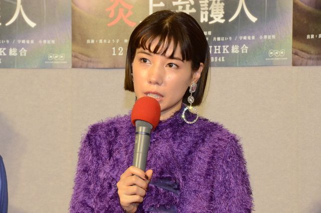 真木よう子、仲里依紗、岩田剛典が出席！NHK土曜ドラマスペシャル「炎上弁護人」記者会見（7枚目）