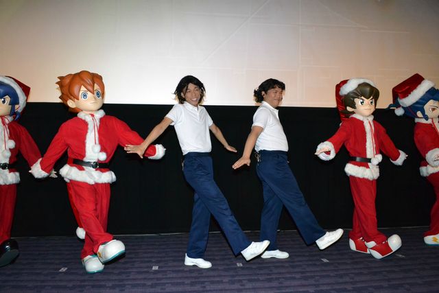 『劇場版イナズマイレブンGO vs ダンボール戦機W』初日舞台あいさつ フォトギャラリー（8枚目）