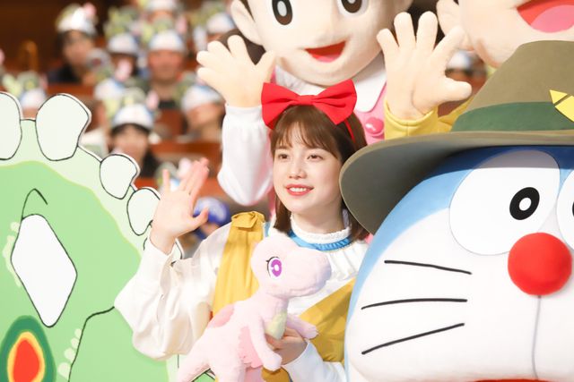 弘中綾香アナ、高橋茂雄が登壇！『映画ドラえもん　のび太の新恐竜』完成披露試写会：フォトギャラリー