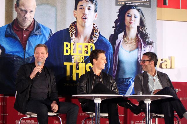 大盛況！第21回釜山国際映画祭『ブリード・フォー・ディス（原題） / Bleed for this』オープン・トーク・イベント ギャラリー（5枚目）