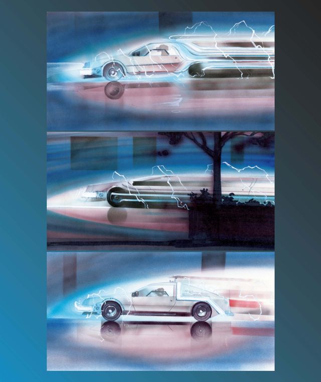 撮影の裏側やメカニックの下絵を含む！「バック・トゥ・ザ・フューチャー完全大図鑑」貴重写真ギャラリー（5枚目）