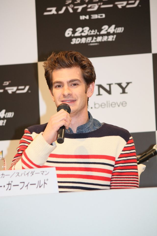 映画『アメイジング・スパイダーマン』来日会見写真ギャラリー：フォトギャラリー