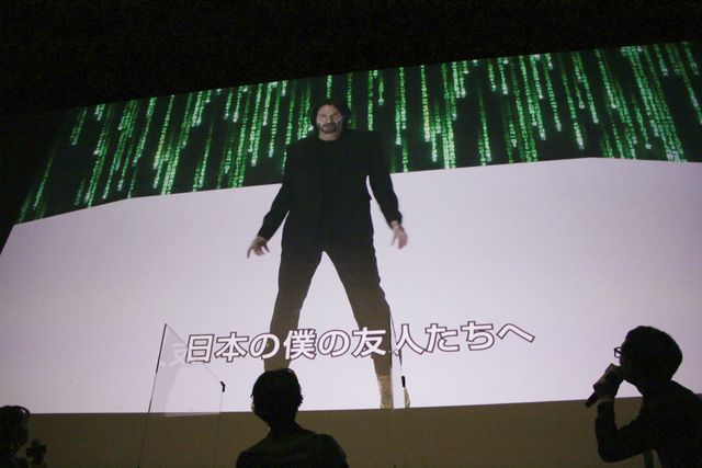武田真治・井上咲楽『マトリックス』イメージ衣装で登壇　日本マトリックス化イベント（5枚目）