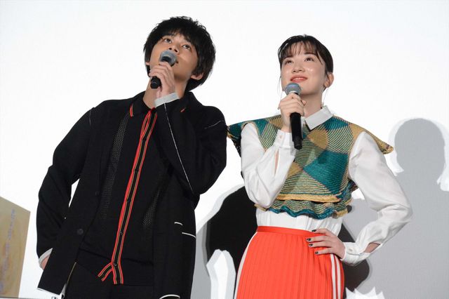 永野芽郁＆北村匠海がヒットをお祝い！『君は月夜に光り輝く』公開記念舞台あいさつ（8枚目）