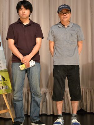石井裕也監督（左）といとうせいこう
