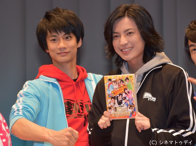 馬場良馬が熱唱!斉藤秀翼、清水一希、森高愛、金城大和、丸山敦史、細貝圭登場!舞台「俺たち賞金稼ぎ団」DVD発売記念イベントフォトギャラリー:フォトギャラリー