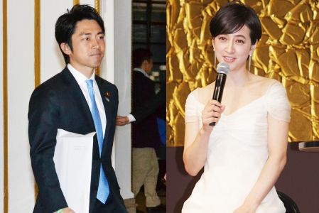 結婚を発表した小泉進次郎氏と滝川クリステルさん(2013年、2016年撮影)
