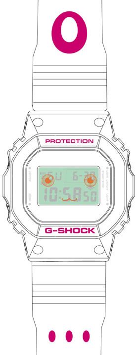 「G-SHOCK DW-5600 キュゥべえ」商品イメージギャラリー（2枚目）