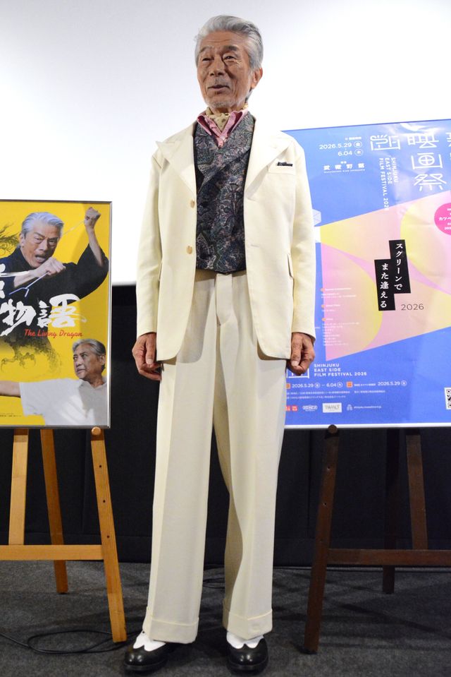 驚異の若々しさ！80歳アクション俳優・倉田保昭『夢物語 The Living Dragon』舞台挨拶（7枚目）