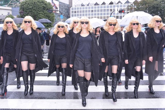 【画像】金髪美女が渋谷の街をゲリラ来襲！　画像ギャラリー（7枚目）