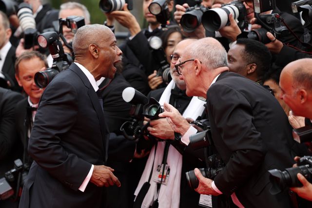 第78回カンヌ国際映画祭レッドカーペットでブチ切れるデンゼル・ワシントン：フォトギャラリー