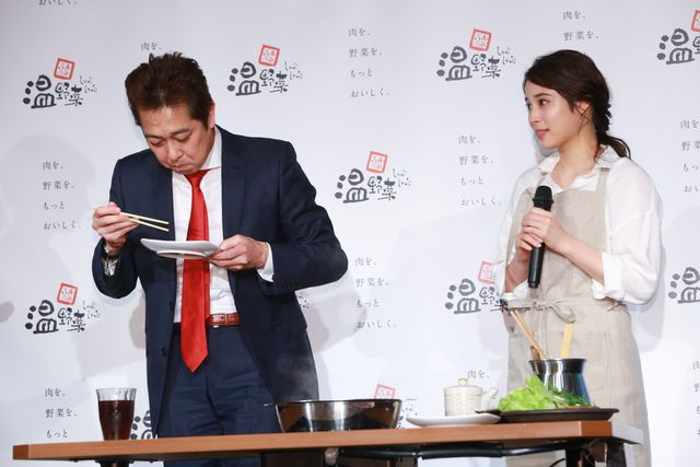 広瀬アリス、エプロン姿がかわいい！新CM発表会（2枚目）