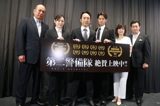 筧利夫主演『第二警備隊』初日舞台あいさつ（7枚目）