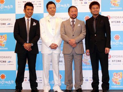 左から、ゴリ、板尾創路、木村祐一、品川祐