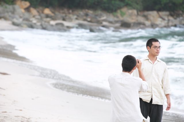 『映画　太陽の子』撮影の合間に楽しく過ごすキャスト陣！メイキングカット：フォトギャラリー