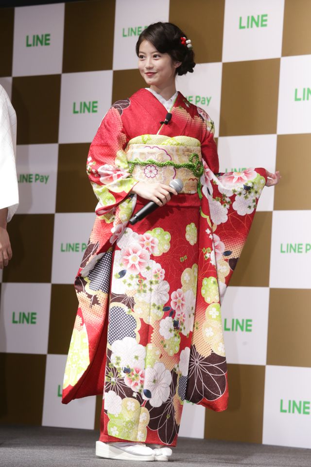 今田美桜、着物姿が美しすぎ！「LINE・LINE Pay 記者発表会」（3枚目）