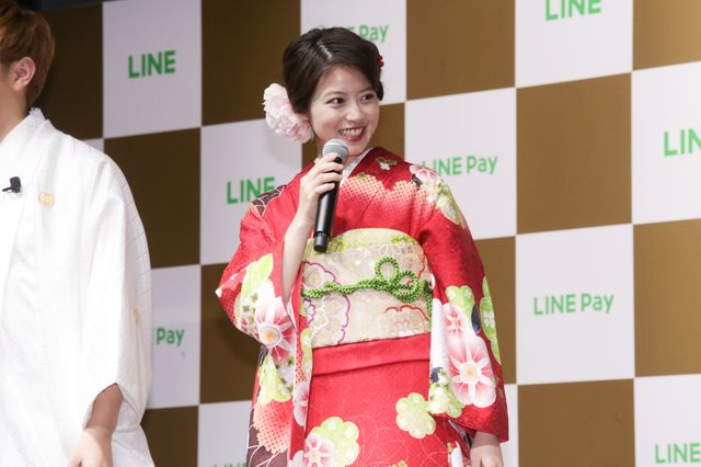 今田美桜、着物姿が美しすぎ！「LINE・LINE Pay 記者発表会」（5枚目）
