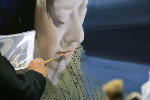 手描き看板はこうして完成する！この道38年ベテラン職人の技…フォトギャラリー（16枚目）