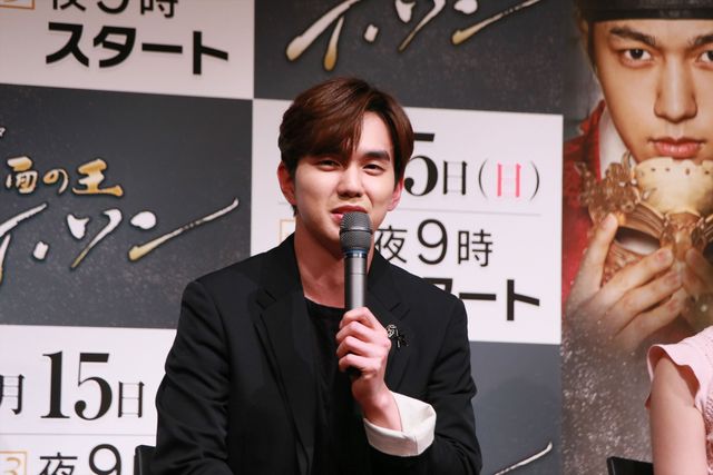 ユ・スンホ、キム・ソヒョン、INFINITE エルが来日！「仮面の王 イ・ソン」取材会（4枚目）