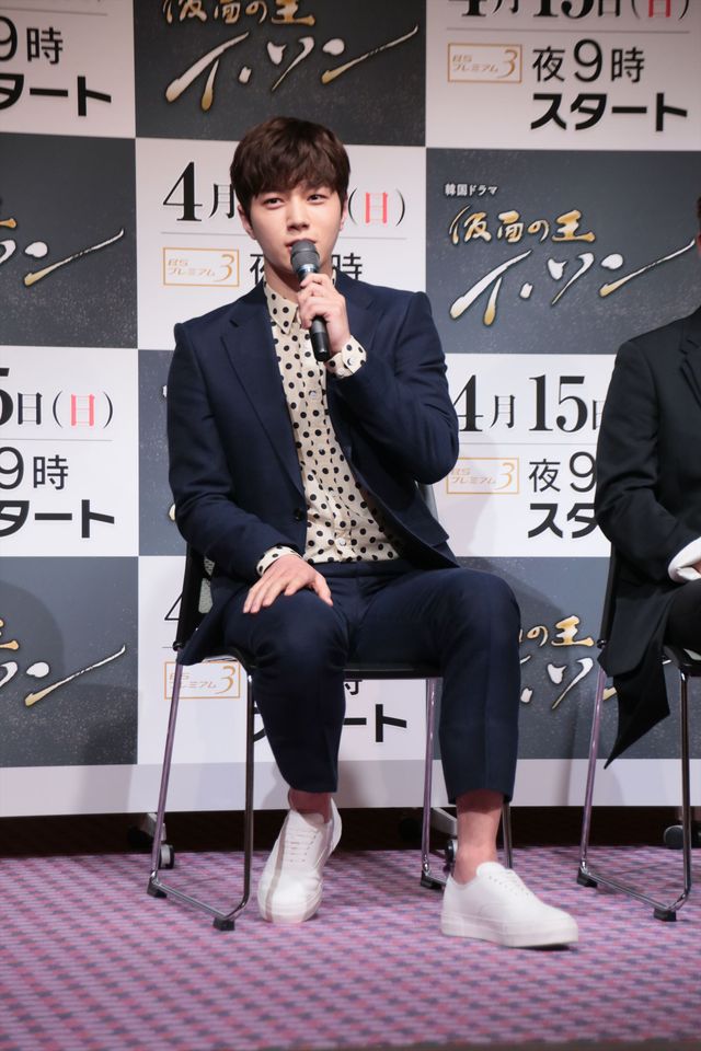 ユ・スンホ、キム・ソヒョン、INFINITE エルが来日！「仮面の王 イ・ソン」取材会（8枚目）