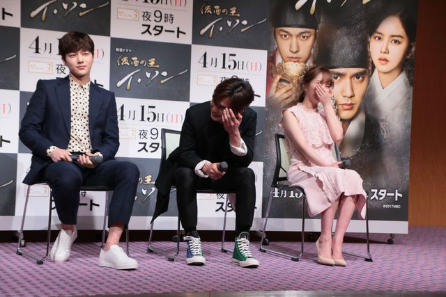 ユ・スンホ、キム・ソヒョン、INFINITE エルが来日！「仮面の王 イ・ソン」取材会（9枚目）