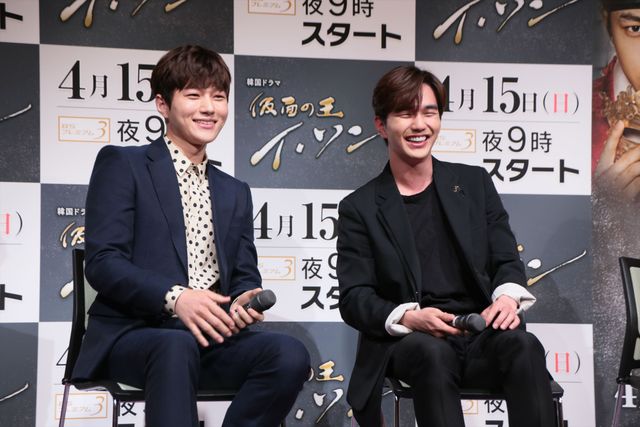 ユ・スンホ、キム・ソヒョン、INFINITE エルが来日！「仮面の王 イ・ソン」取材会（10枚目）