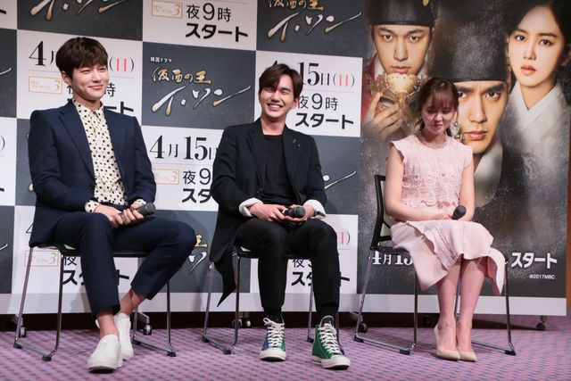 ユ・スンホ、キム・ソヒョン、INFINITE エルが来日！「仮面の王 イ・ソン」取材会（11枚目）