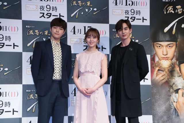 ユ・スンホ、キム・ソヒョン、INFINITE エルが来日！「仮面の王 イ・ソン」取材会（15枚目）