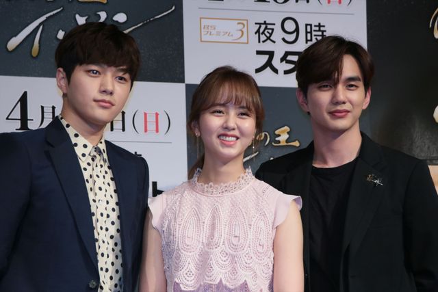 ユ・スンホ、キム・ソヒョン、INFINITE エルが来日！「仮面の王 イ・ソン」取材会（17枚目）