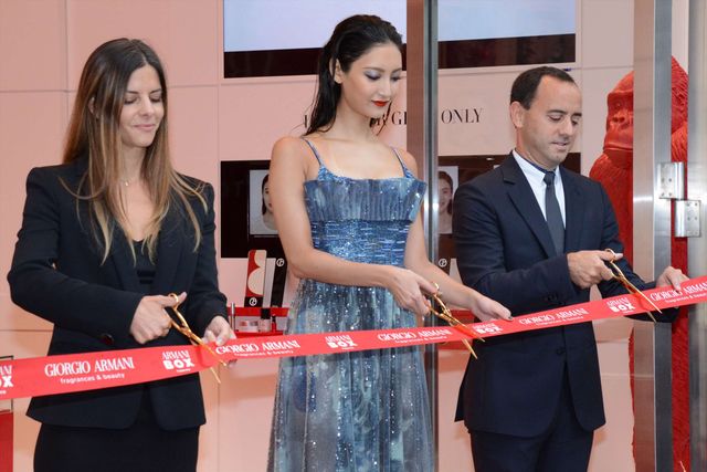菜々緒、ラグジュアリーなドレス姿で登場！「GIORGIO ARMANI beauty POP-UP STORE “ARMANI BOX” オープニングセレモニー」ギャラリー（10枚目）