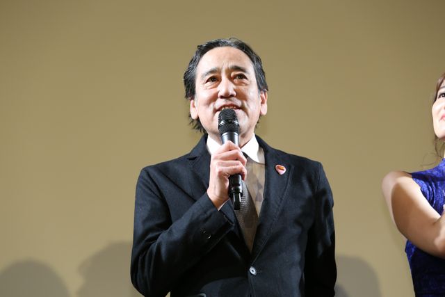 葉加瀬マイ、美しいブルーのドレスで登場！『LADY NINJA ～青い影～』初日舞台あいさつ（8枚目）