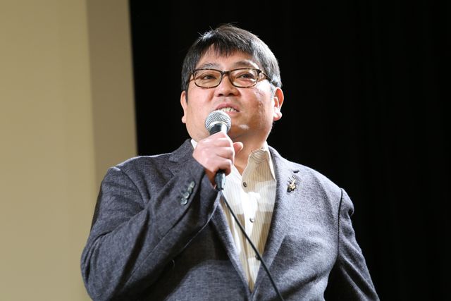 葉加瀬マイ、美しいブルーのドレスで登場！『LADY NINJA ～青い影～』初日舞台あいさつ（10枚目）