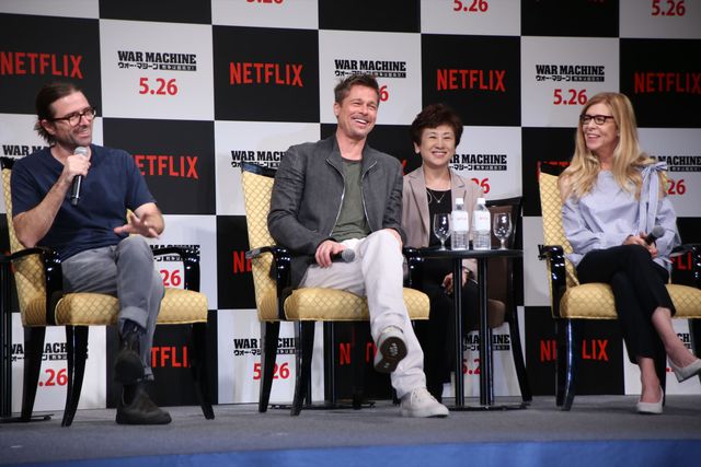 いくつになってもカッコイイ…ブラッド・ピットの来日写真を集めました　映画『ウォー・マシーン：戦争は話術だ！』来日記者会見（7枚目）
