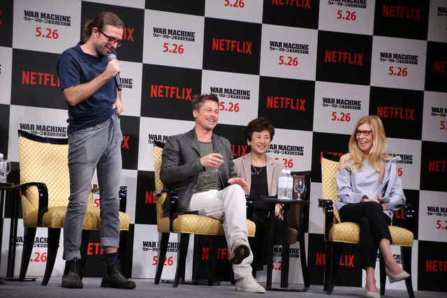 いくつになってもカッコイイ…ブラッド・ピットの来日写真を集めました　映画『ウォー・マシーン：戦争は話術だ！』来日記者会見（9枚目）