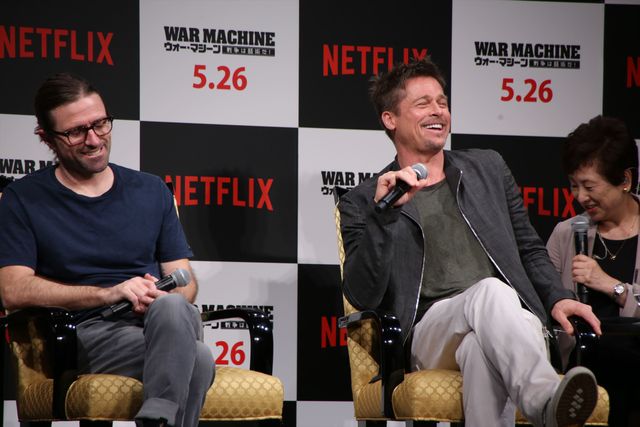 いくつになってもカッコイイ…ブラッド・ピットの来日写真を集めました　映画『ウォー・マシーン：戦争は話術だ！』来日記者会見（12枚目）
