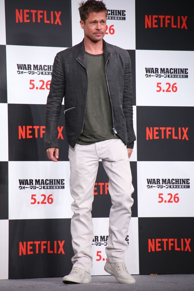 いくつになってもカッコイイ…ブラッド・ピットの来日写真を集めました　映画『ウォー・マシーン：戦争は話術だ！』来日記者会見（15枚目）