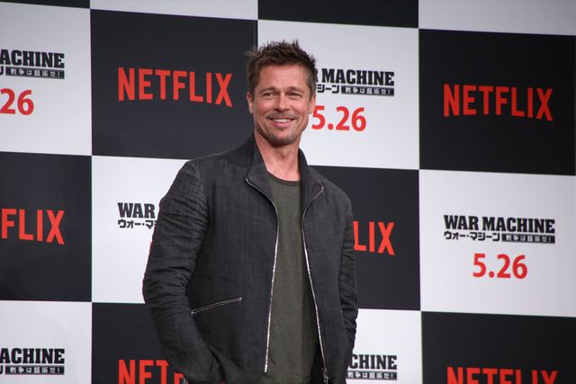 いくつになってもカッコイイ…ブラッド・ピットの来日写真を集めました　映画『ウォー・マシーン：戦争は話術だ！』来日記者会見（16枚目）