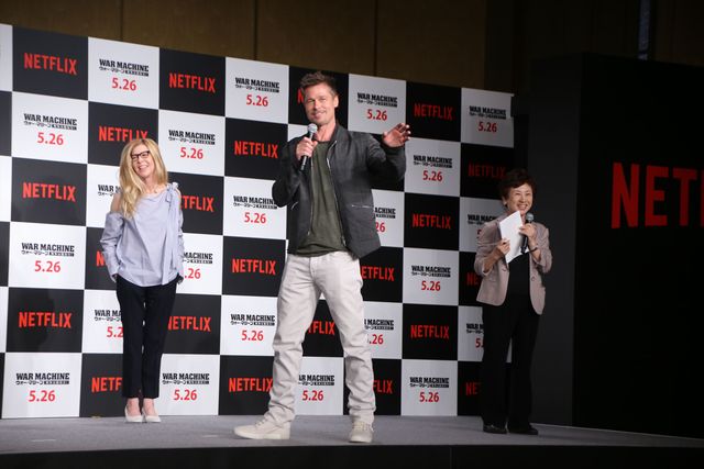 いくつになってもカッコイイ…ブラッド・ピットの来日写真を集めました　映画『ウォー・マシーン：戦争は話術だ！』来日記者会見（25枚目）