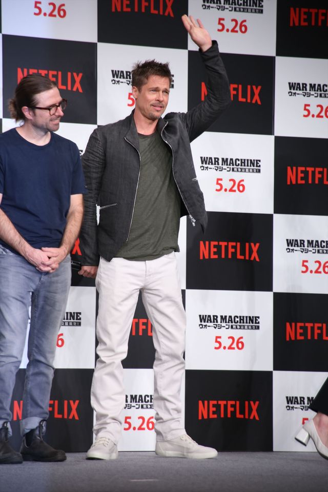 いくつになってもカッコイイ…ブラッド・ピットの来日写真を集めました　映画『ウォー・マシーン：戦争は話術だ！』来日記者会見（26枚目）