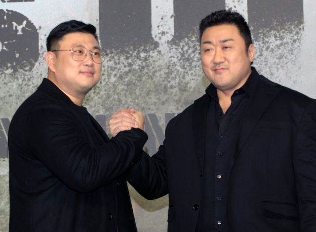 マ・ドンソク主演『バッドランド・ハンターズ』製作報告会（5枚目）