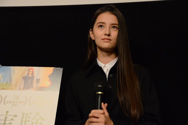 全編セリフなしの難役に挑んだ美少女が来日！『草原の実験』初日舞台あいさつフォトギャラリー（7枚目）