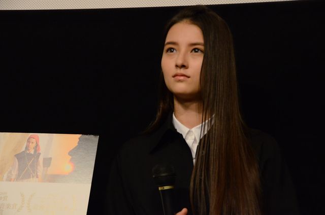 全編セリフなしの難役に挑んだ美少女が来日！『草原の実験』初日舞台あいさつフォトギャラリー（8枚目）