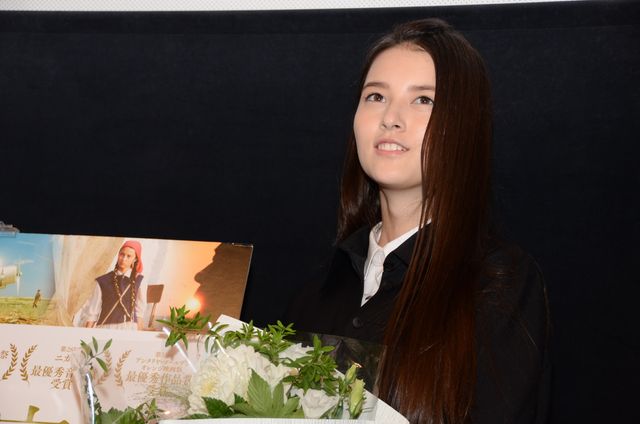 全編セリフなしの難役に挑んだ美少女が来日！『草原の実験』初日舞台あいさつフォトギャラリー（14枚目）