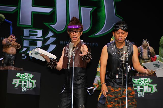 宮川大輔＆藤森慎吾タートルズの宿敵に！アフレコフォトギャラリー（4枚目）