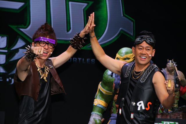 宮川大輔＆藤森慎吾タートルズの宿敵に！アフレコフォトギャラリー（8枚目）