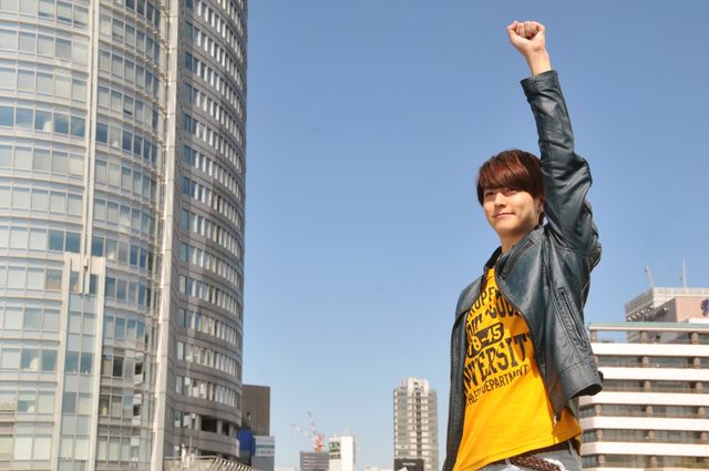 仮面ライダーマッハ稲葉友、映画初主演！ヒロインは山谷花純！映画『N.Y.マックスマン』フォトギャラリー（4枚目）